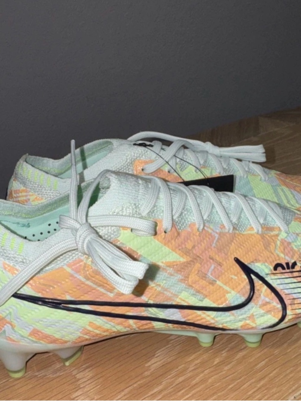 Nike Zoom Vapor 15 Elite AG Player Exclusive DJ5167-344 Mens Sz 5.5 Women Size 7